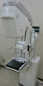 マンモグラフィ装置(GE社製)