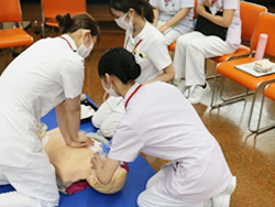 救急緊急処置技術の研修